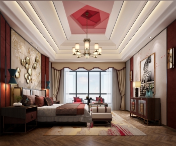 New Chinese Style Bedroom-ID:149446325