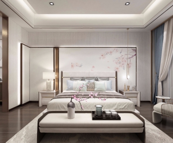 New Chinese Style Bedroom-ID:546239527