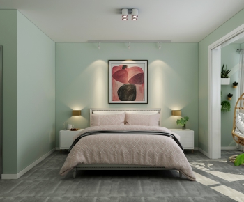 Nordic Style Bedroom-ID:444412825