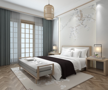 Japanese Style Bedroom-ID:809508769