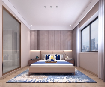 New Chinese Style Bedroom-ID:957877474