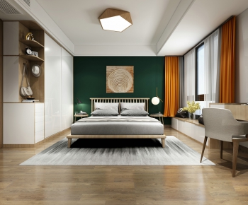 Nordic Style Bedroom-ID:616960429