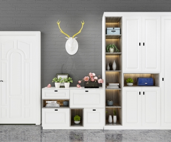 Nordic Style Shoe Cabinet-ID:113046991