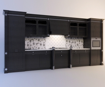 European Style Kitchen Cabinet-ID:261949969