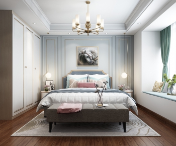 Nordic Style Bedroom-ID:984865924