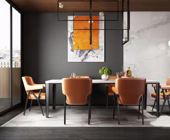 Modern Dining Table And Chairs-ID:391994953