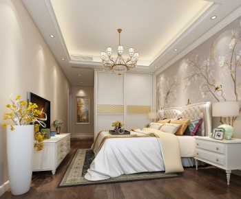 Simple European Style Bedroom-ID:367533178