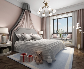 Nordic Style Girl's Room Daughter's Room-ID:398891844