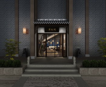 Chinese Style Facade Element-ID:876248192