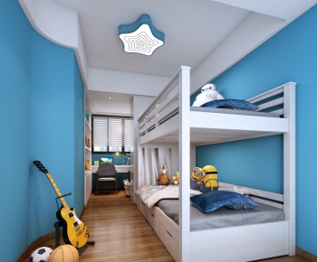 Modern Boy's Room And Son's Room-ID:913763885