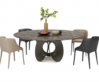 Modern Dining Table And Chairs-ID:653429446