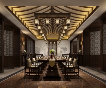 New Chinese Style Dining Room-ID:179719152