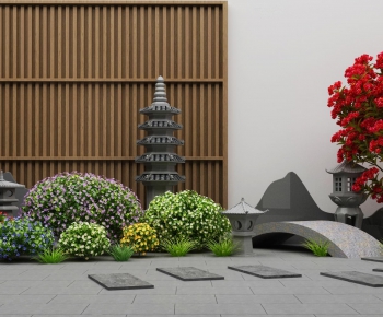 New Chinese Style Garden-ID:743560723