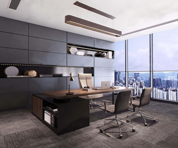 Modern Manager's Office-ID:821636827