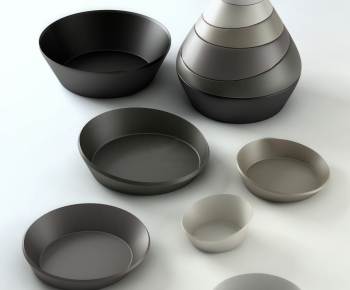 现代陶瓷器皿组合-ID:206611442
