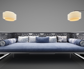 New Chinese Style A Sofa For Two-ID:574956362