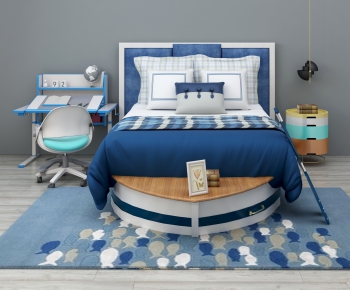 Mediterranean Style Child's Bed-ID:308958473