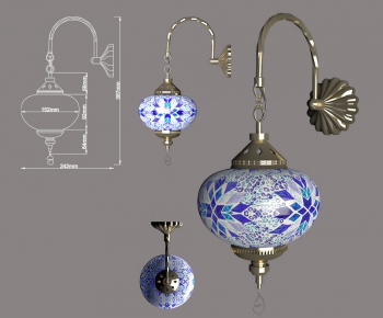 European Style Wall Lamp-ID:407364635