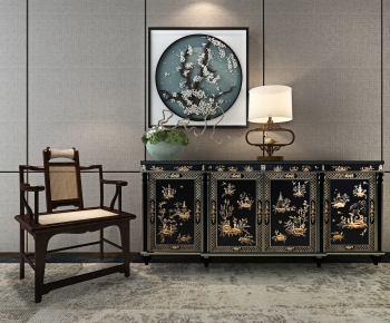 Chinese Style Decorative Cabinet-ID:745189464