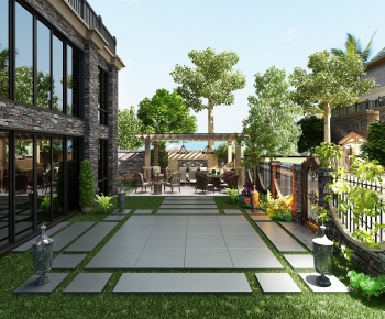 Modern Courtyard/landscape-ID:601196439