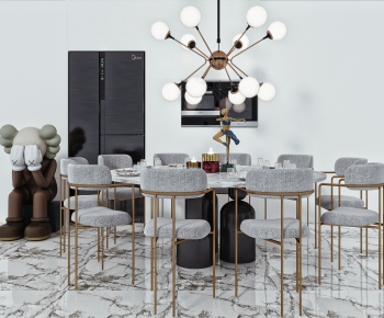 Modern Dining Table And Chairs-ID:337961443