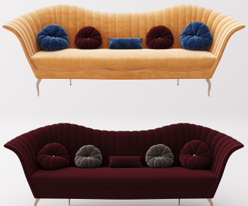 American Style Three-seat Sofa-ID:284550424