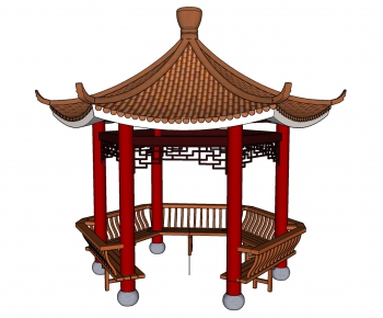 Chinese Style Ancient Architectural Buildings-ID:754816914