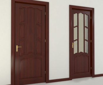 Modern Solid Wood Door-ID:985743286