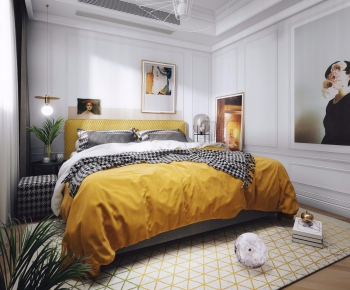 Nordic Style Bedroom-ID:703709238