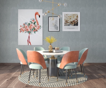 Modern Dining Table And Chairs-ID:285191337