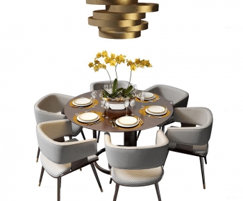 Modern Dining Table And Chairs-ID:959126138