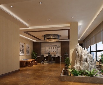 New Chinese Style Manager's Office-ID:474225228