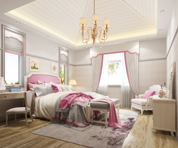 American Style Girl's Room Daughter's Room-ID:611000529