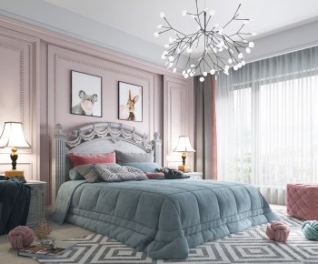 Simple European Style Bedroom-ID:305753145