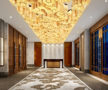 New Chinese Style Lobby Hall-ID:572821724