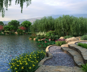 Modern Garden Landscape-ID:840321268