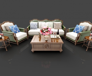 European Style Sofa Combination-ID:720668527
