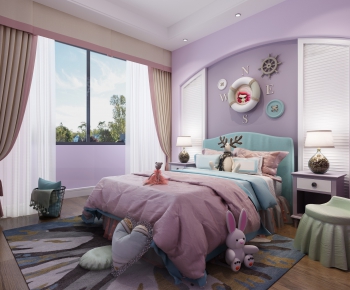 Modern Girl's Room Daughter's Room-ID:785312833