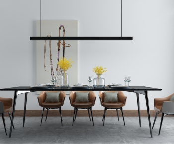 Nordic Style Dining Table And Chairs-ID:764673861