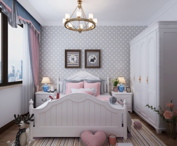 American Style Girl's Room Daughter's Room-ID:399584988