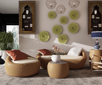 Southeast Asian Style Sofa Combination-ID:167876823