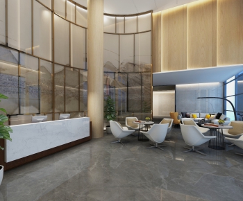 Modern Office Reception Desk-ID:771321274