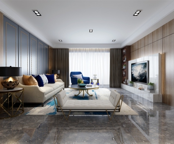 Modern A Living Room-ID:386255235