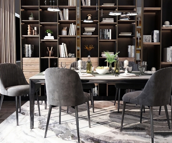 Modern Dining Table And Chairs-ID:237697752