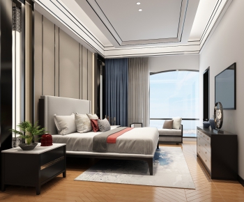 New Chinese Style Bedroom-ID:529785593