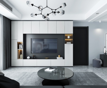 Modern A Living Room-ID:412268631