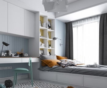 Nordic Style Bedroom-ID:585392337