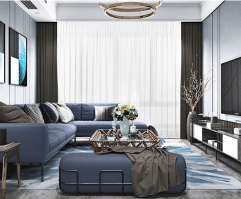 Modern A Living Room-ID:586495339