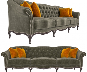 American Style Three-seat Sofa-ID:252982667