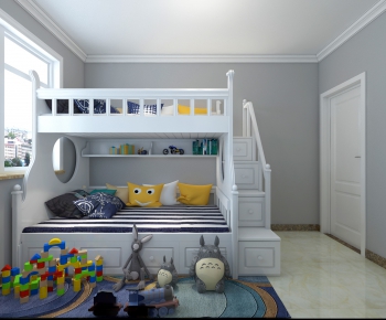 Simple European Style Children's Room-ID:153242575